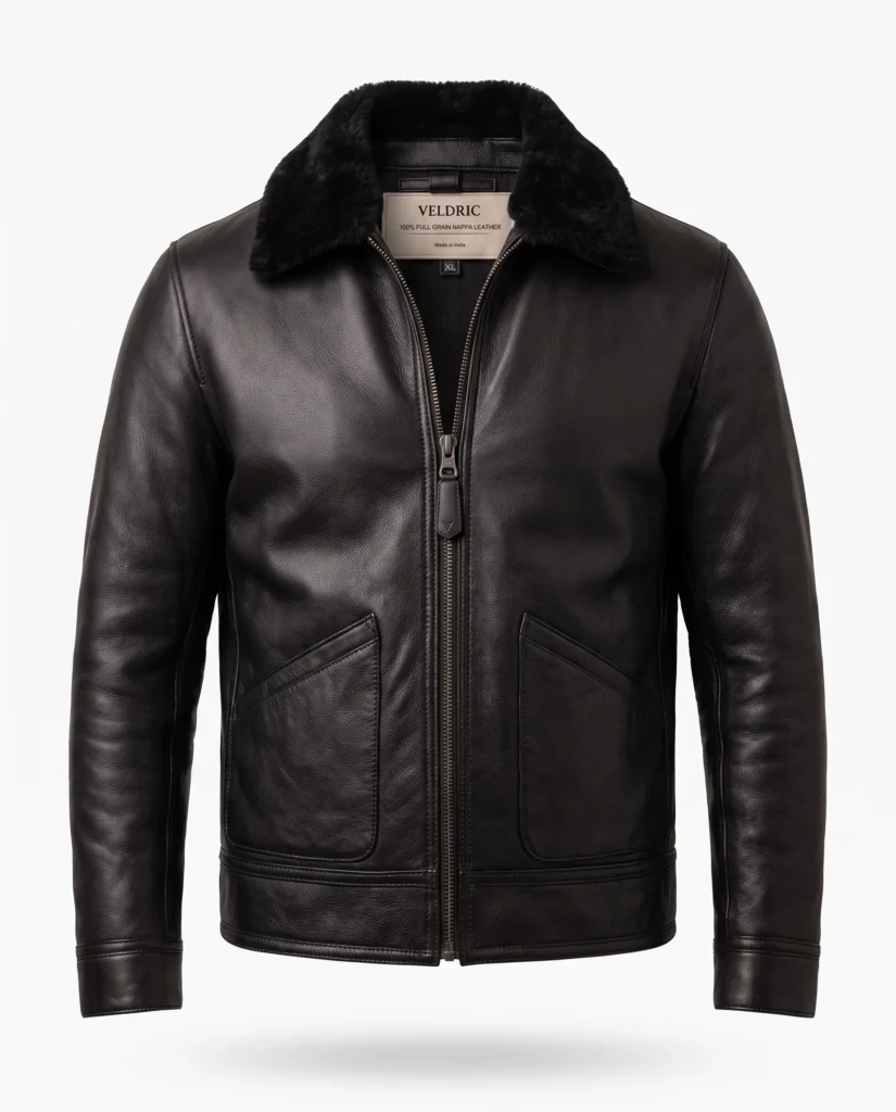 Celeste Shearling Leather Jacket