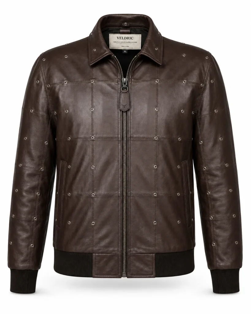 Horizon Leather Bomber Jacket