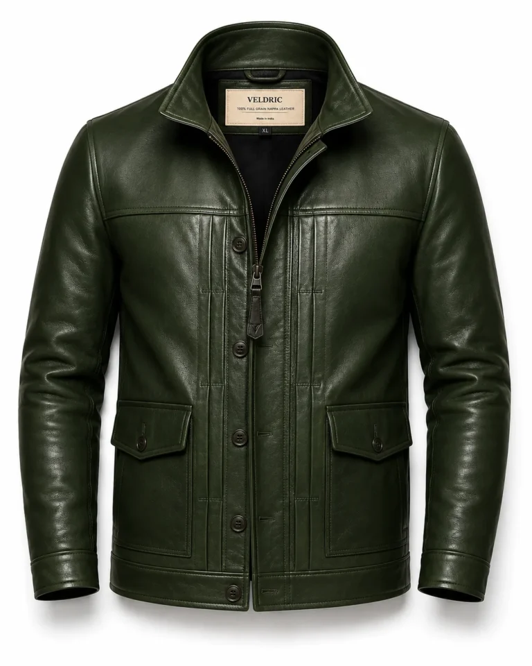 Io Leather Field Jacket