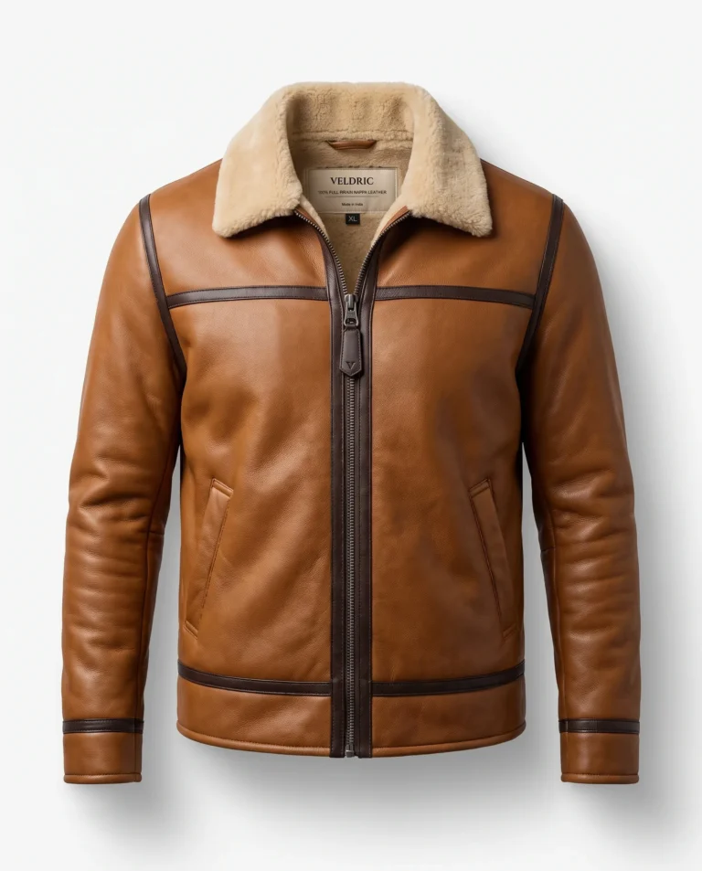 Solaris Shearling Leather Jacket
